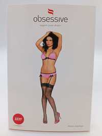 Obsessive Alcove stockings S/M pończochy czarne nowe