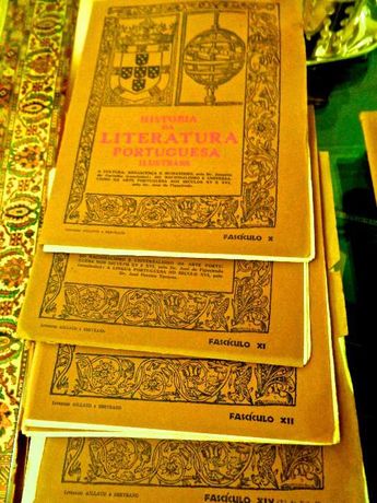 Curiosos Fascículos da História da Literatura Portuguesa C/ 90 anos
