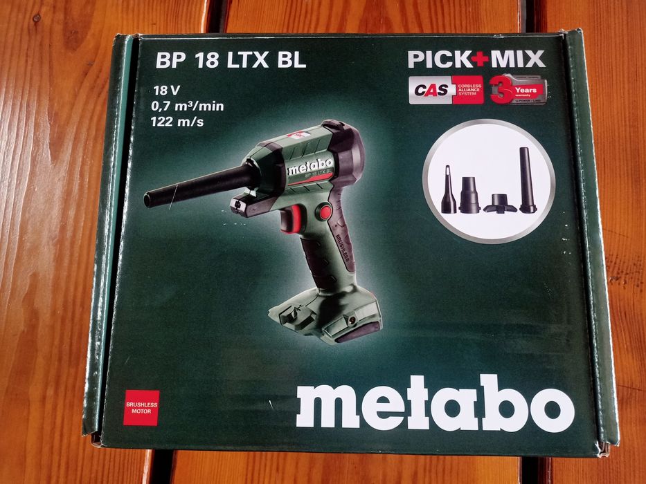 Metabo pistolet do przedmuchiwania.