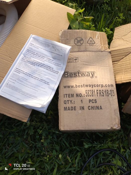 Piscina retangular desmontável