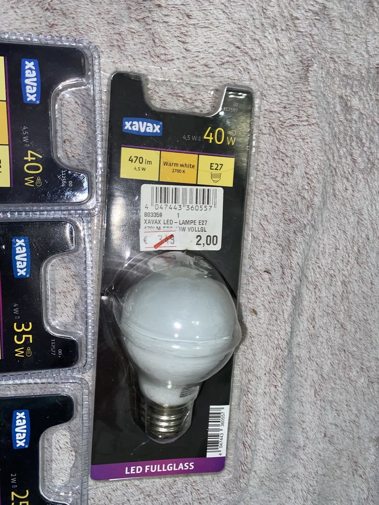 Zarowki Xavax e14-e27 4 szt