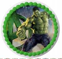 opłatek na tort hulk avengers 20cm