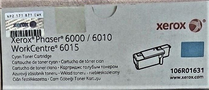 Картридж XEROX PH6000/6010/ WC6015 - Cyan (106R01631) б/у