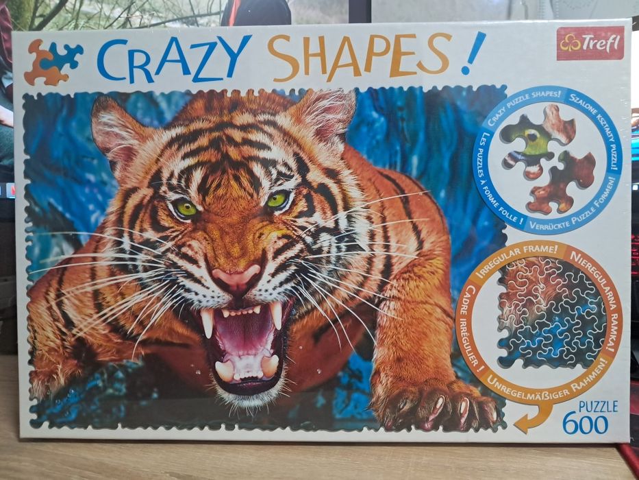 Пазли з картиною тигра