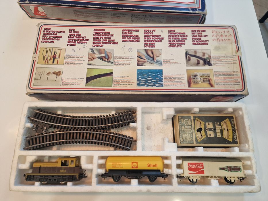 Conjunto comboio LIMA anos 80 vintage