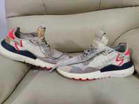 Adidas Nite Jogger White Shock Red n.º 42