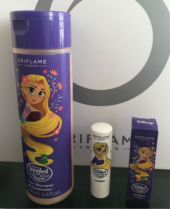 Champô / Condicionador + Bálsamo de Lábios Tangled Novo