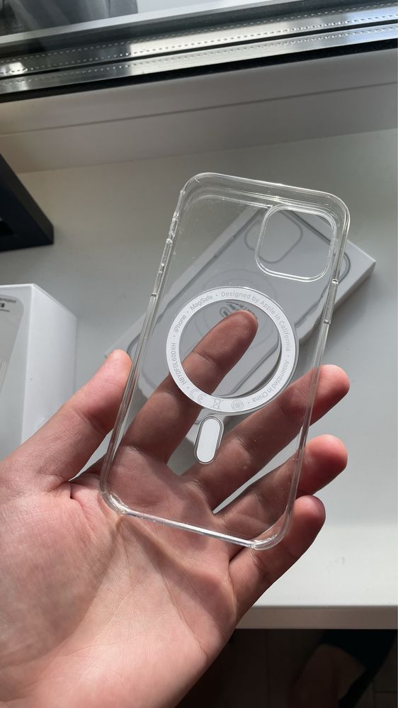 Чехол для айфон 12 магсейф / iphone 12 clear case magsafe оригінал