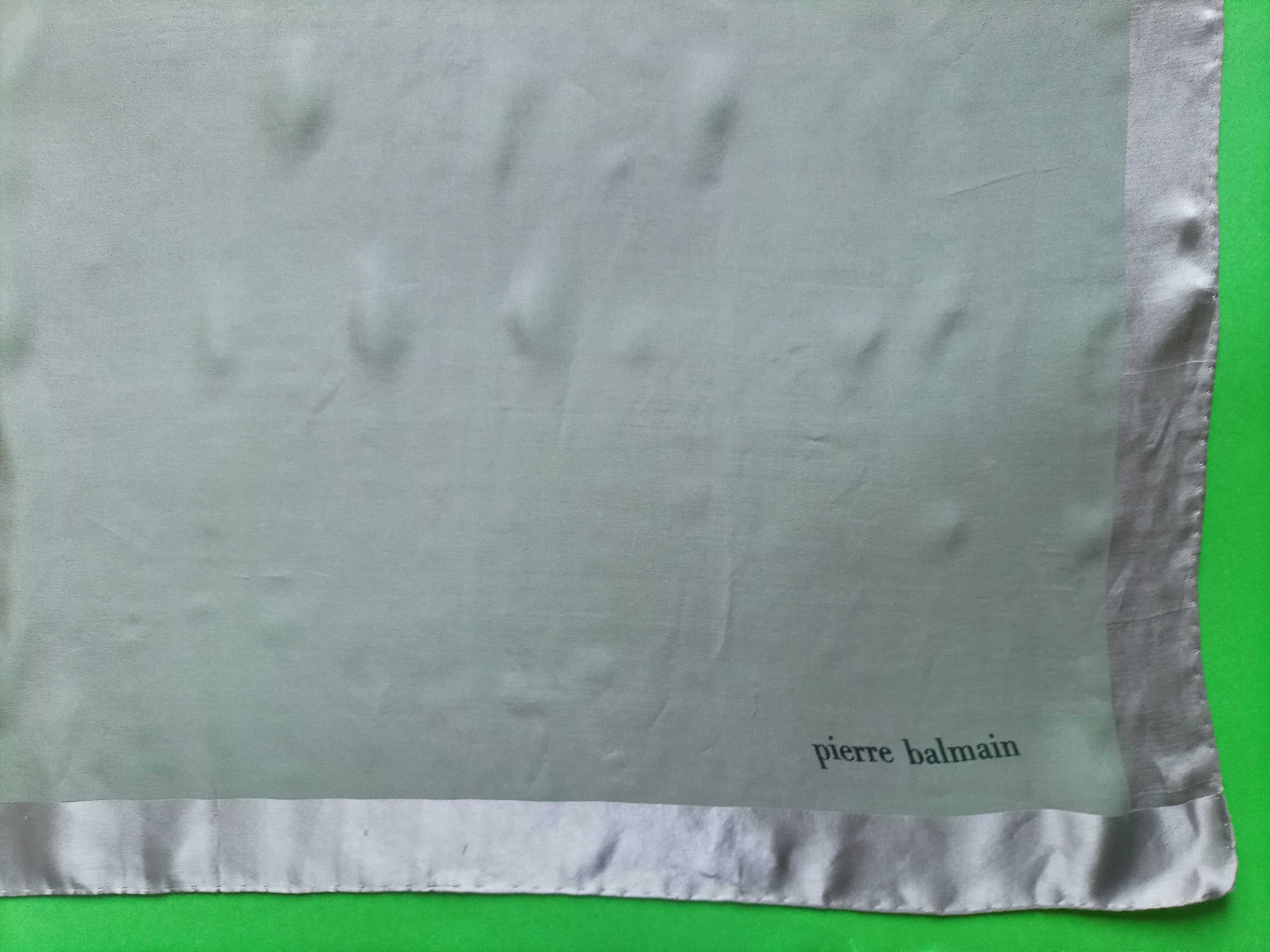 Pierre Balmain chusta apaszka 78 x 79 cm jedwab