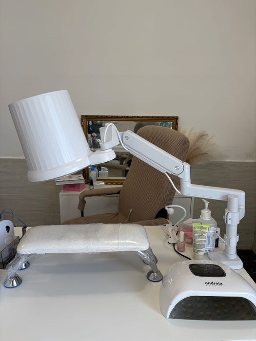 Aspirador de unhas com luz led