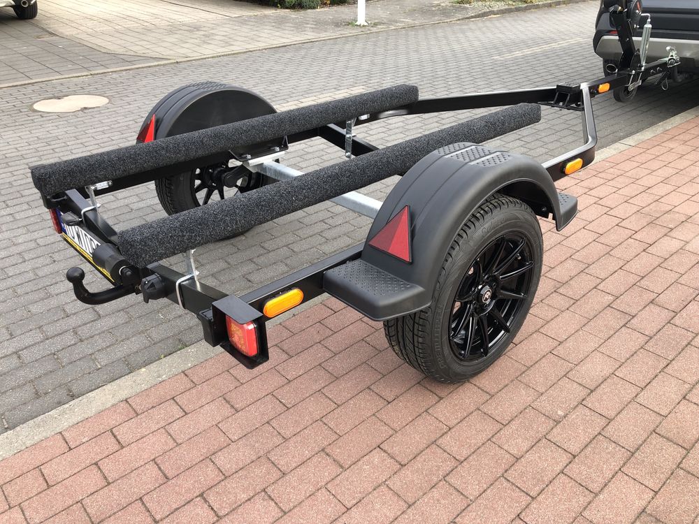 Przyczepa Widpol pod jeden skuter i dwa skutery
