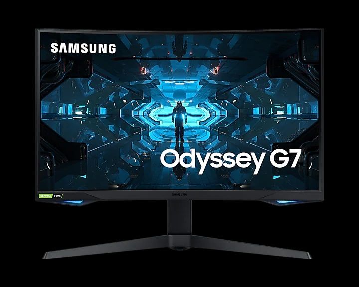 Samsung G7 27" 240hz QHD 1440p G-SYNC, como novo