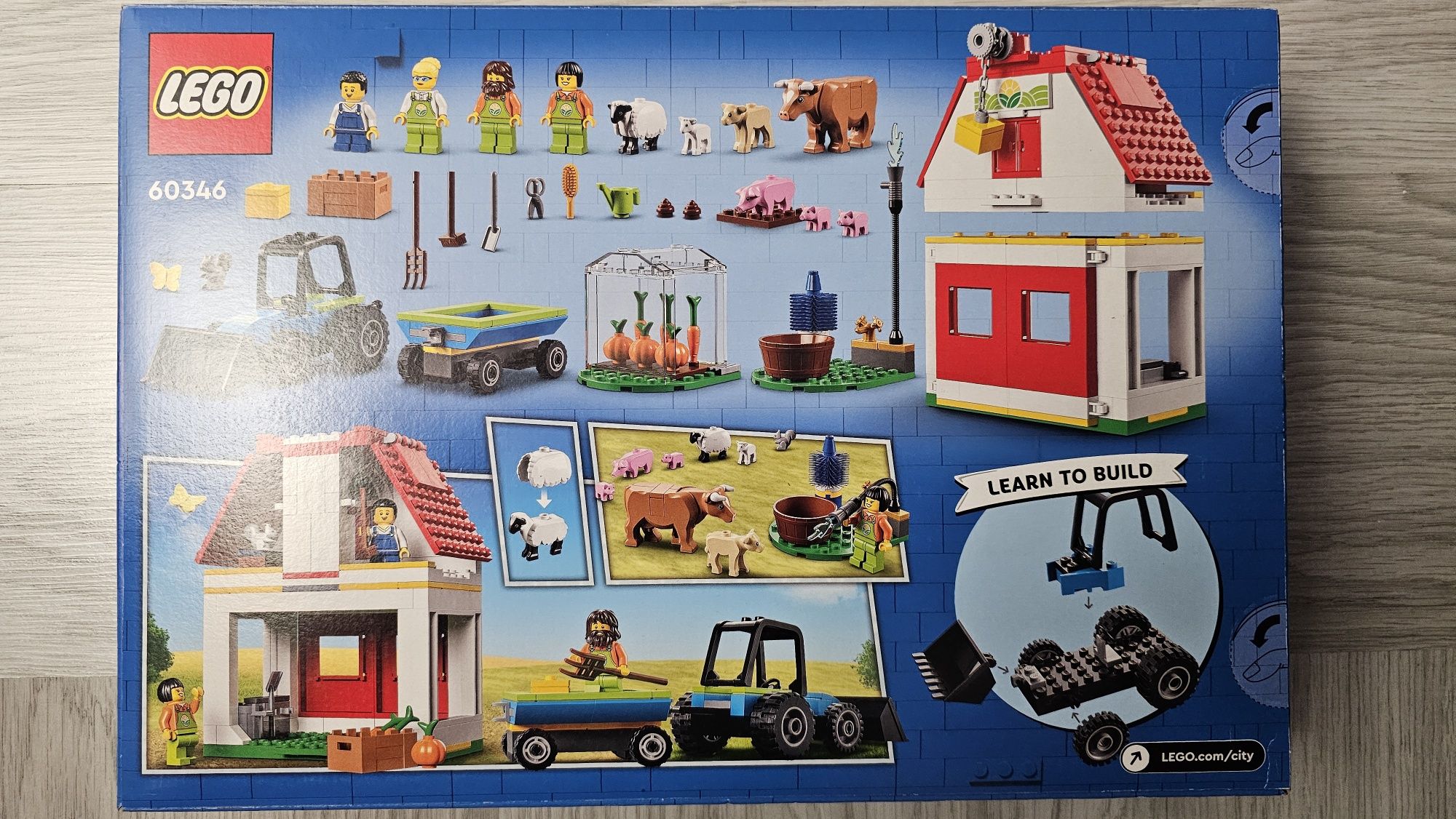 Lego City 60346 Stodoła i zwierzeta gospodarcze - z 2022r