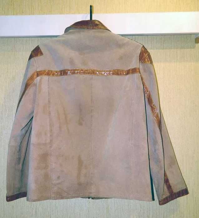 Замшевая мужская  куртка -весна-осень