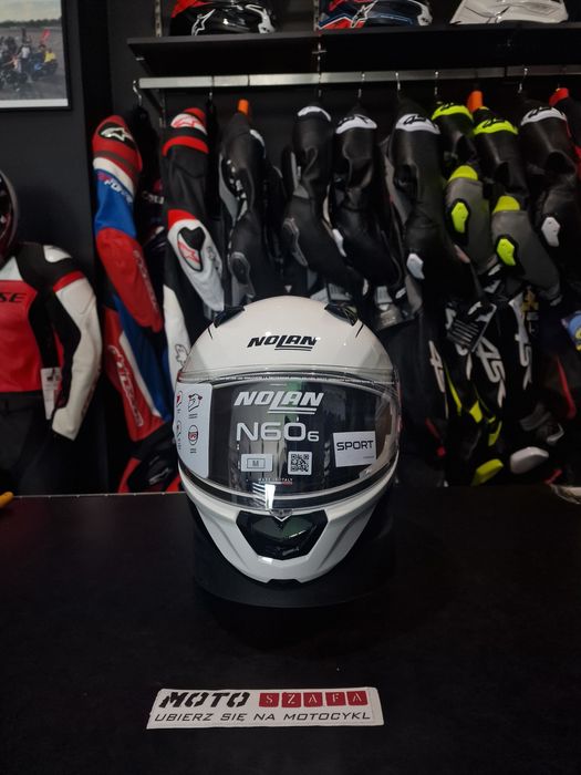 Kask NOLAN N60-6 Sport MESMERICO White/Black 'M !Sklep! !Promocja!