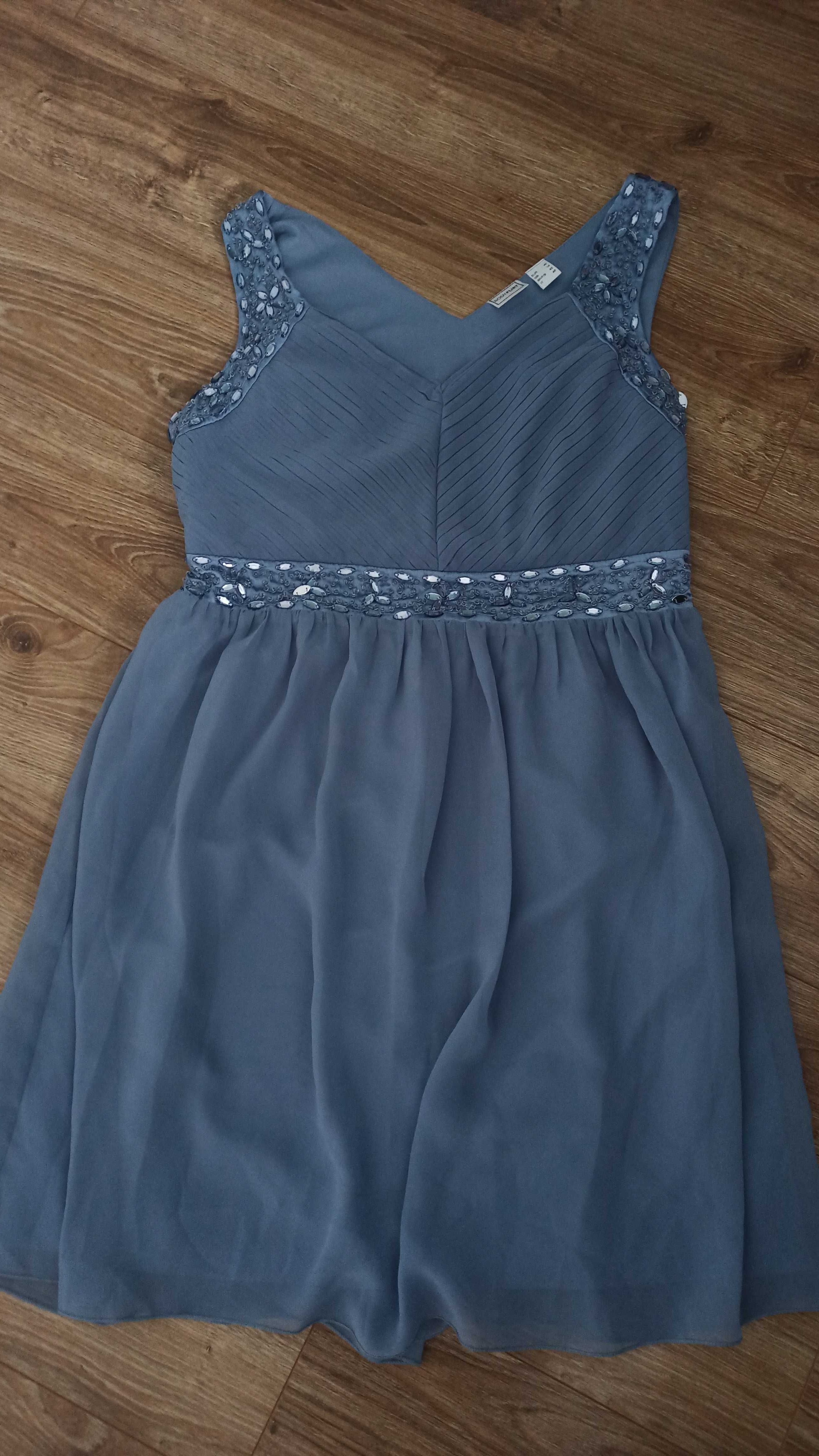 Sukienka szara r. 40 Bodyflirt elegancka wesele