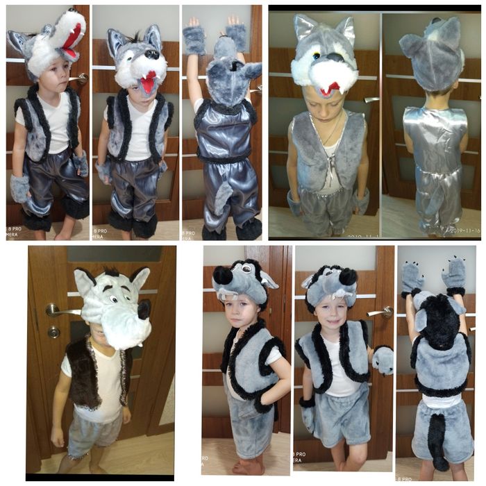 Костюм жук жучок павук зайка зайчик заец волк вовк ведмідь їжак їжачок