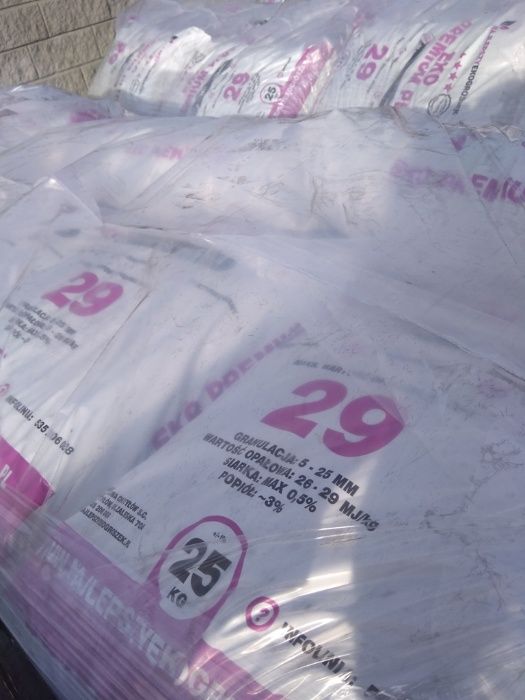 Węgiel Groszek Premium Plus 29MJ Workowany Suchy Transport HURT/DETAL