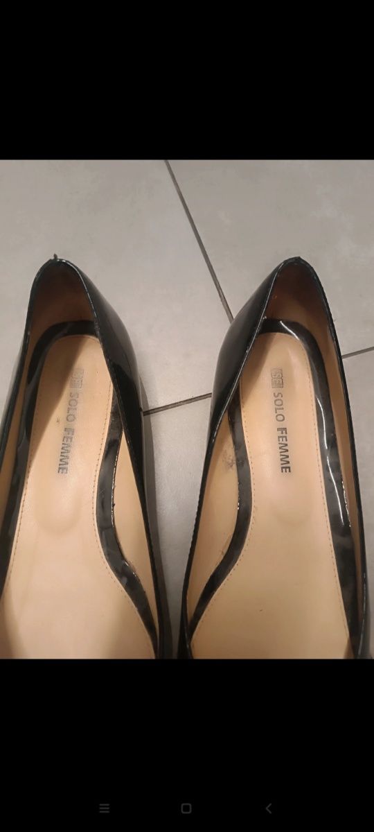 Balerinki buty na płaskim obcasie