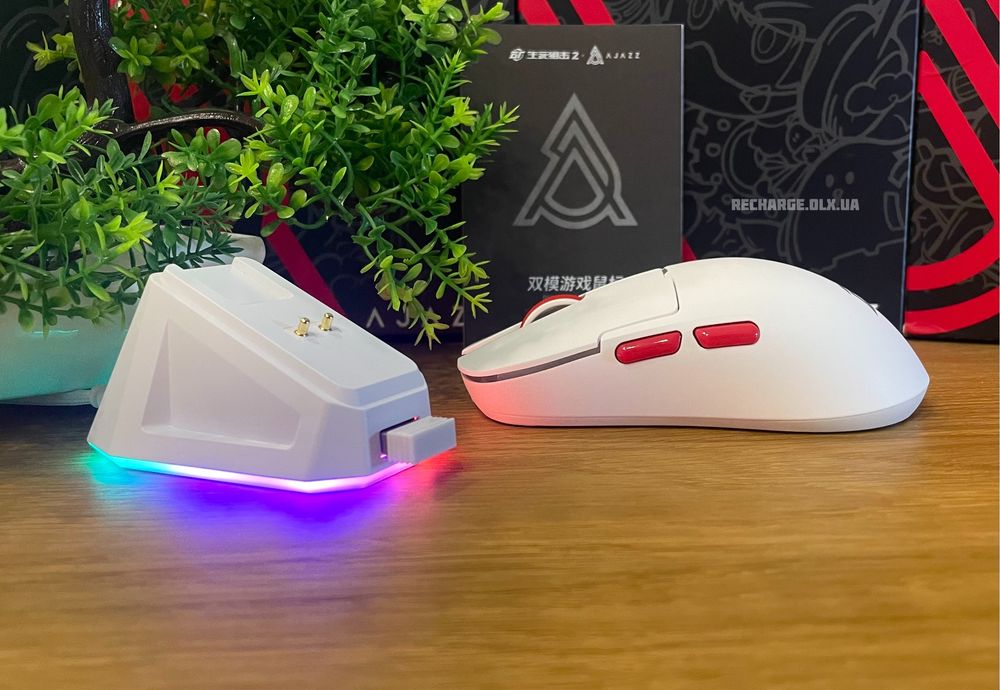‼️ НОВІ Ajazz AJ159P PAW3395 Wireless | ІГРОВА БЕЗДРОТОВА Мишка