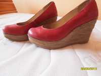 buty obuwie baleriny koturna wysokie 36 22,50