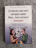 Livro - "O cliente não tem sempre razão mas..." (portes incluídos)