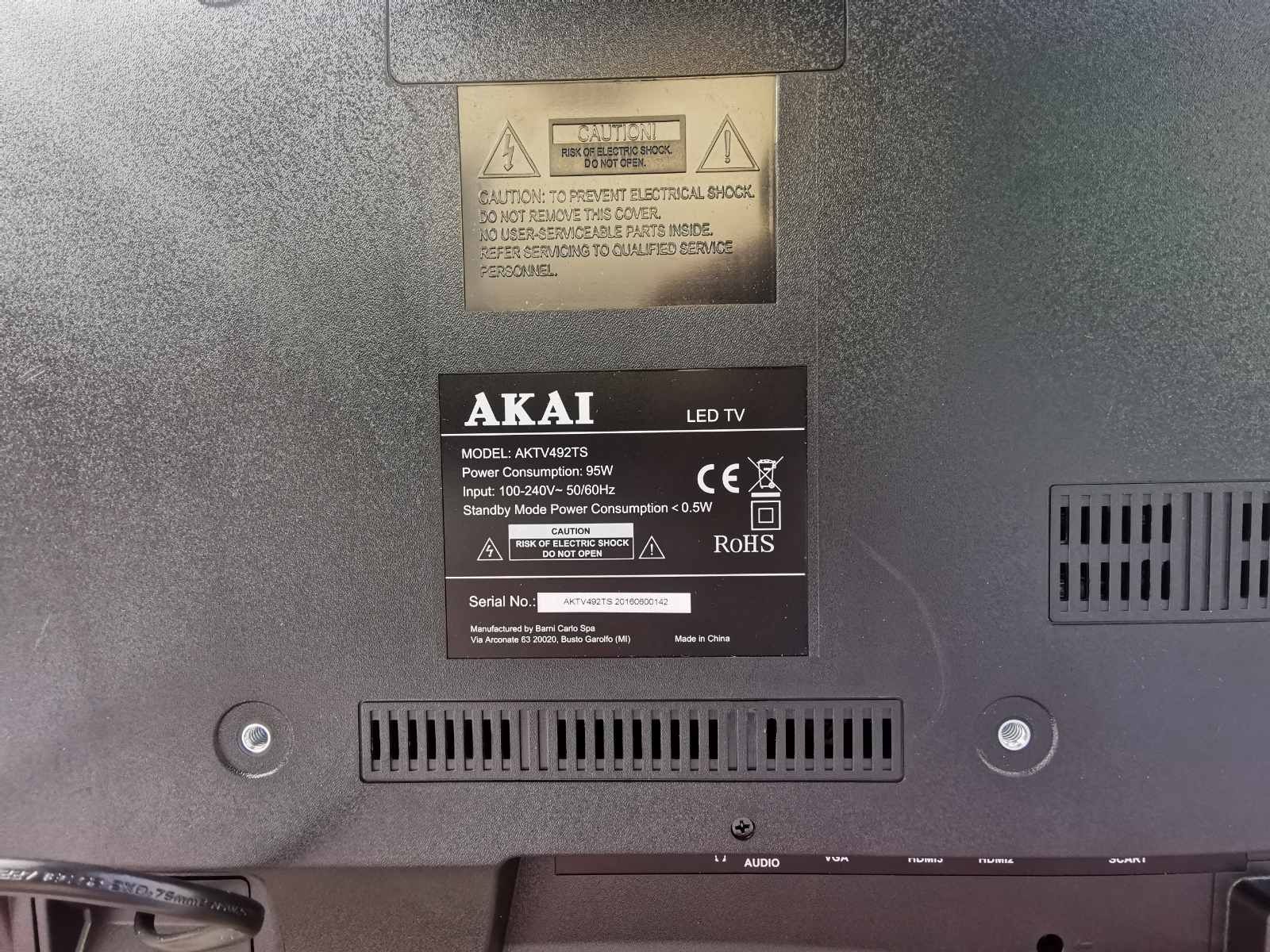 Телевізор AKAI, AKTV492-TS