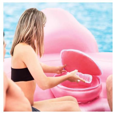 Flamingo insuflável gigante Intex NOVO