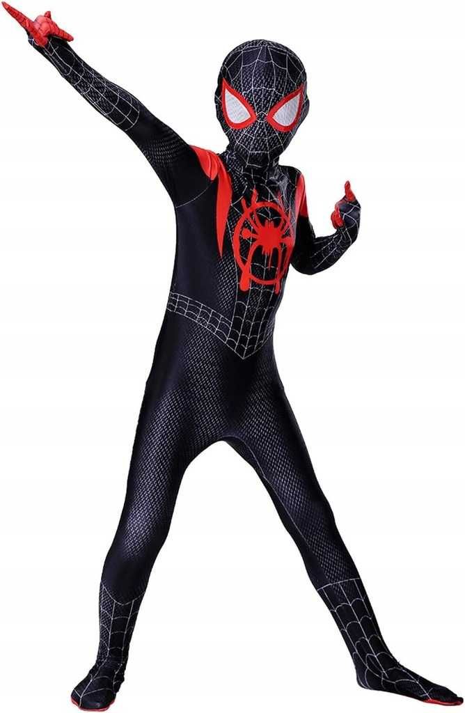 Strój przebranie kostium SPIDERMAN pająk roz. 140cm Q9