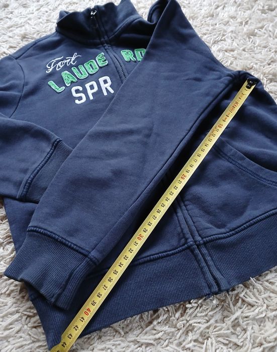Bluza dresowa 140 Benetton na 8-9 lat stójka rozpinana do szkoły
