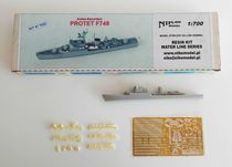 Kit modelismo 1/700 em resina da Fragata Francesa Protet da Niko Model