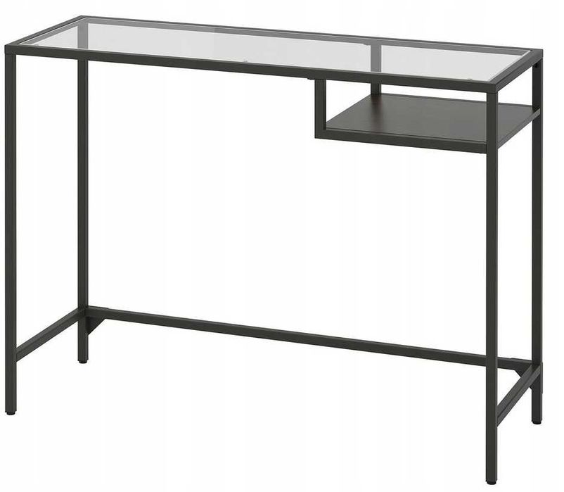 Nowe IKEA VITTSJO BIURKO STOLIK Pod Laptopa Komputer Toaletka Loft