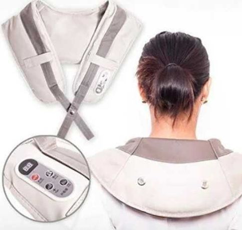 Вибрационно-ударный массажер для шеи и плеч