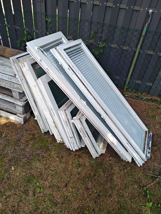 Drewno, okna po demontażu - ODDAM