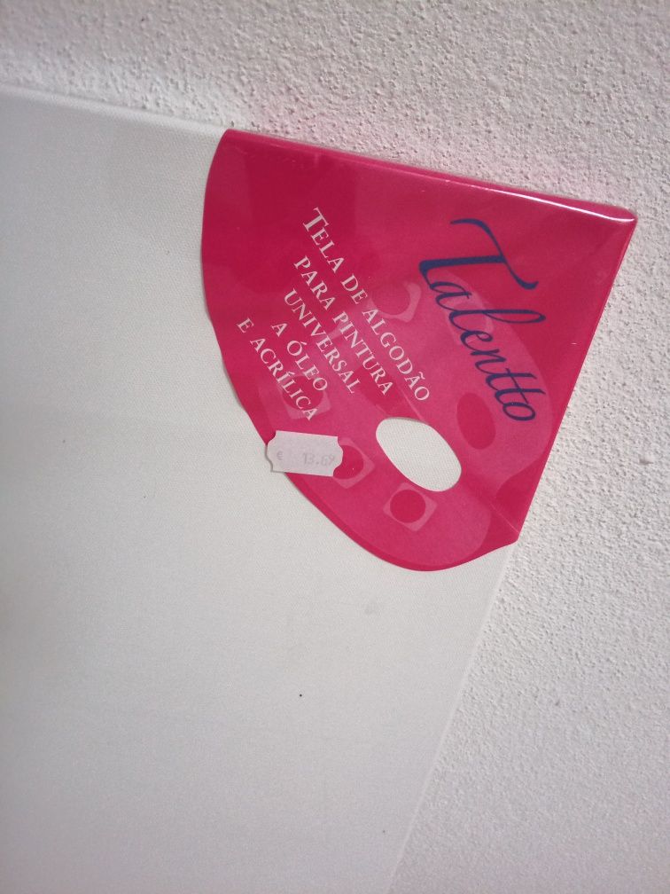 Tela de pintura em algodão.