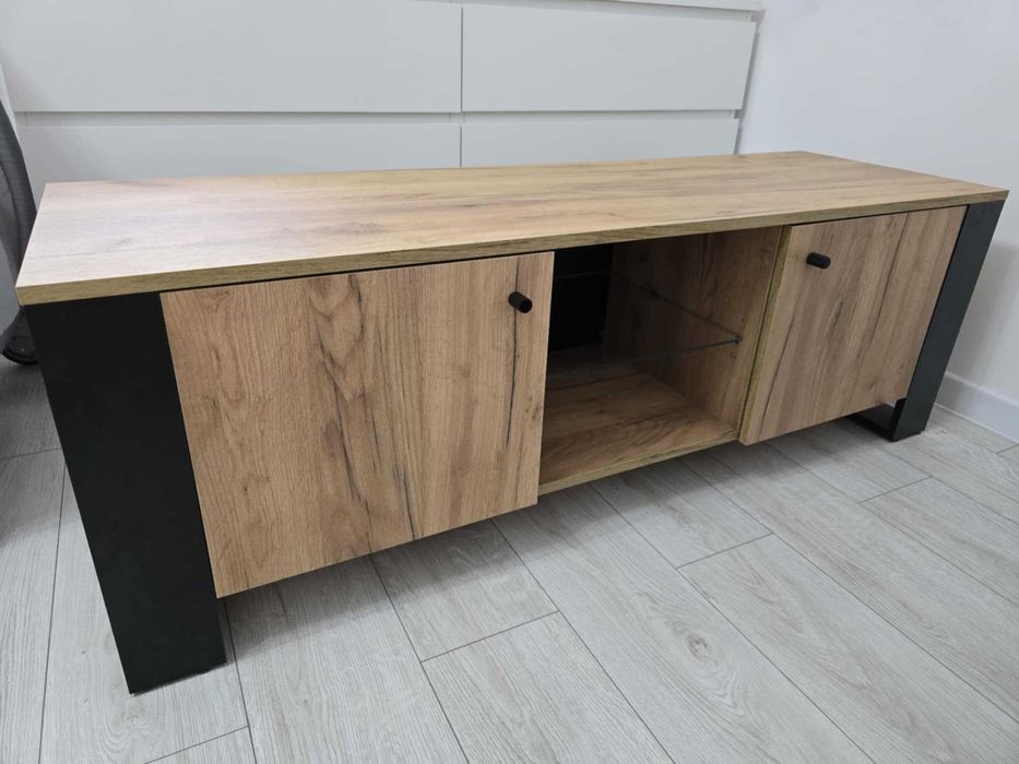 Szafka RTV w stylu LOFT jak nowa AGATA MEBLE