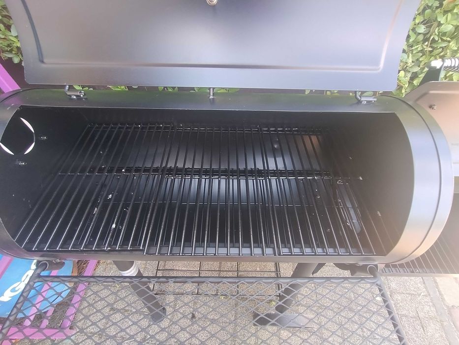 Grill węglowy EL FUEGO EDMONTON 66x34cm boczna komora !