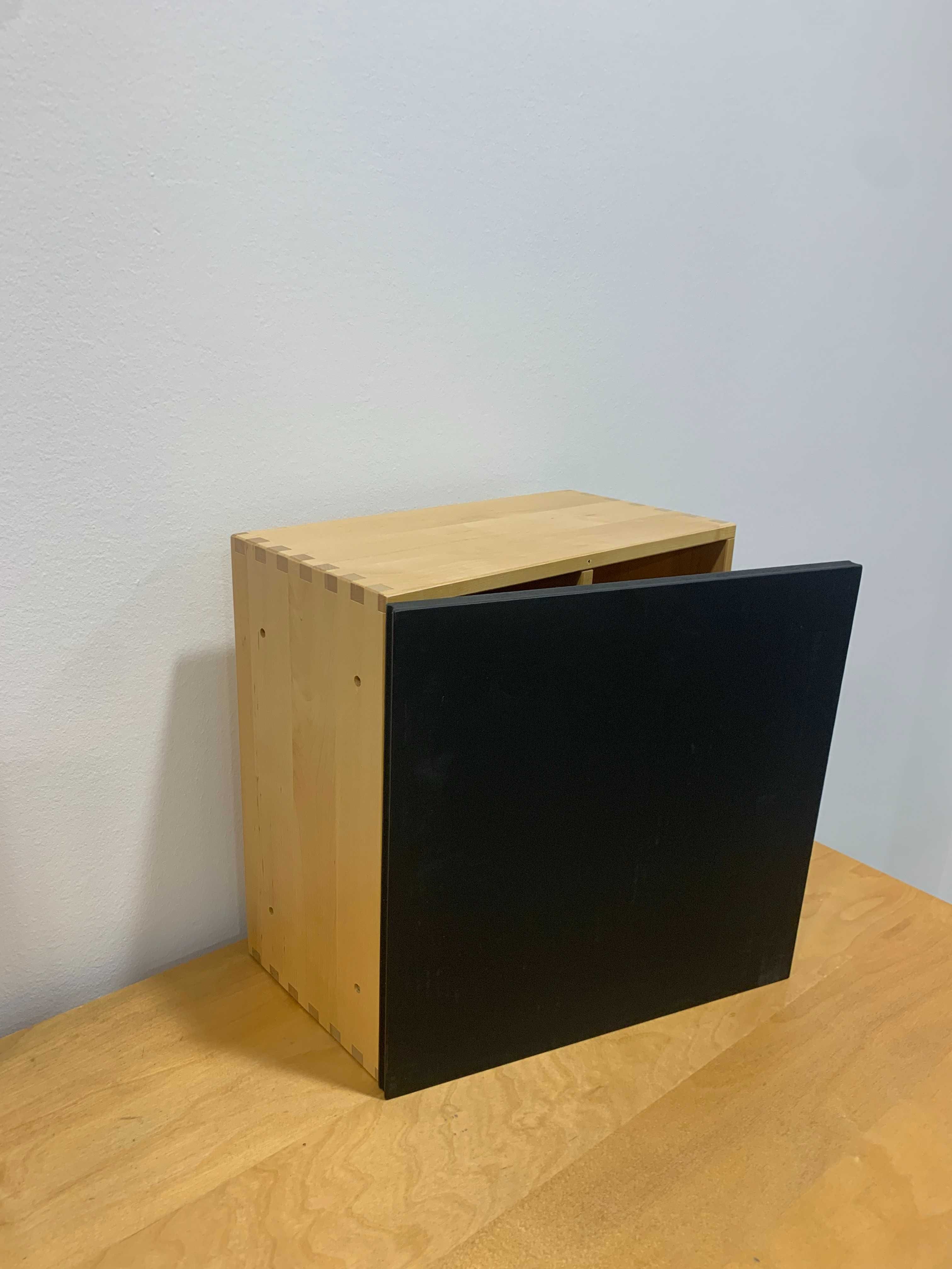 Cubo 30x30x15cm Madeira com porta ardósia IKEA