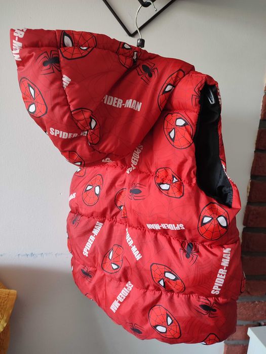 Kamizelka przejsciowa rozmiar 116 Spiderman