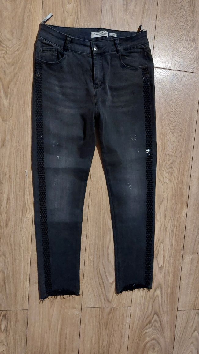 Nowe spodnie esparanto 29 czarne 38-40