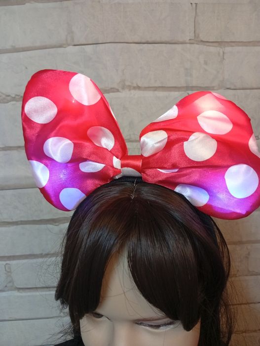 Strój karnawałowy myszka Minnie 98-104 + opaska