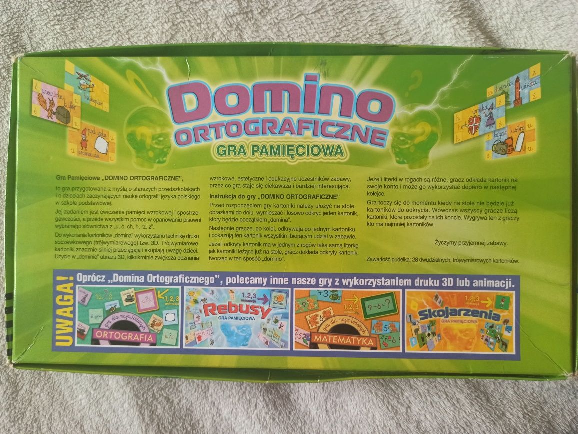 Domino ortograficzne 3D