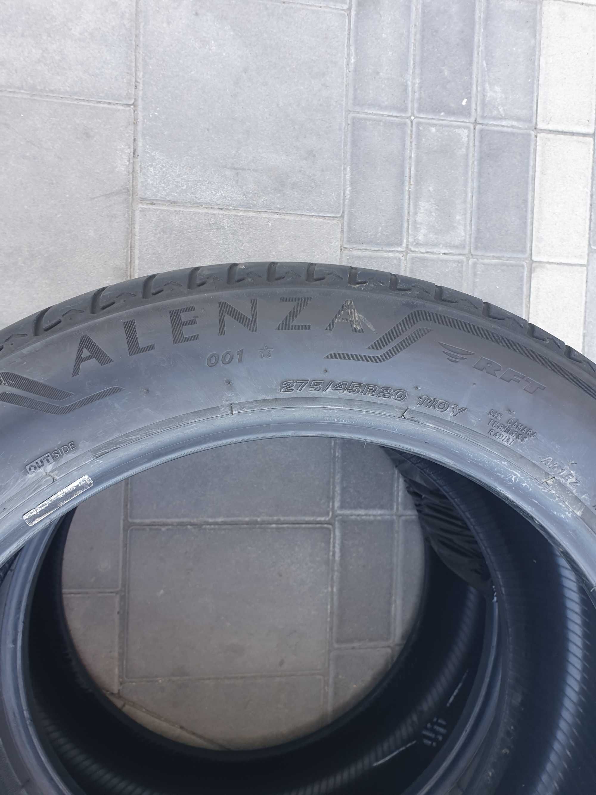 Продам Bridgestone Alenza 001* 275/45/R20 110Y RFT 4,5 mm до корда