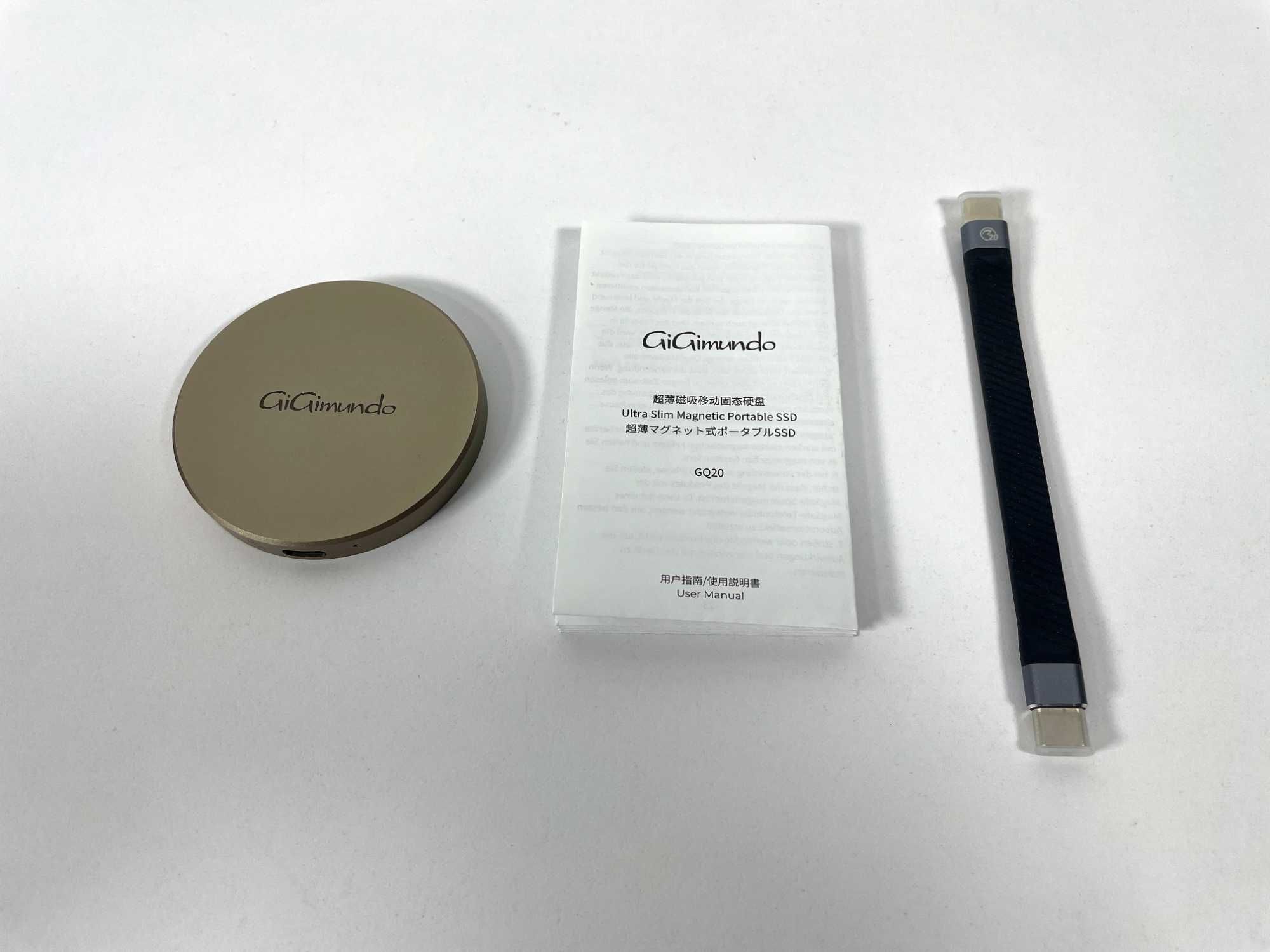 GiGiMundo GQ20 1ТБ SSD Портативний USB-C для iPhone 15/16, Android