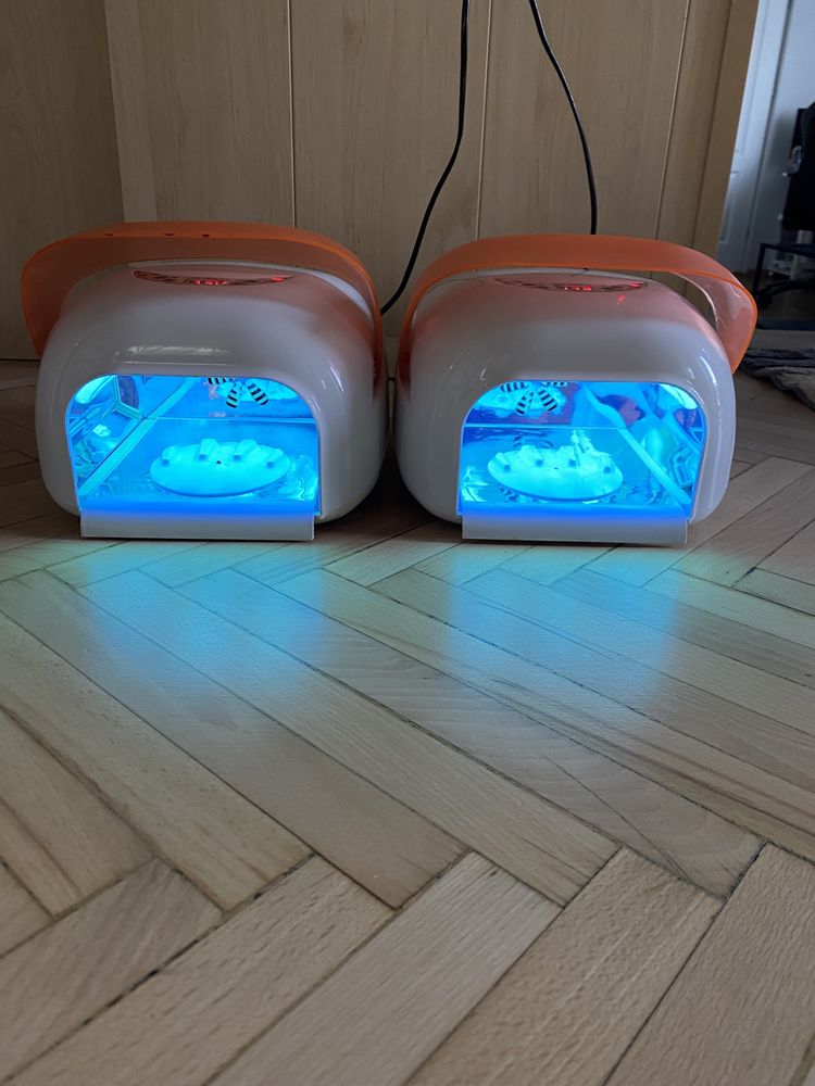 2 lampy UV 36W Sunny Nails (do żeli i hybryd) LCD, sensor ruchu