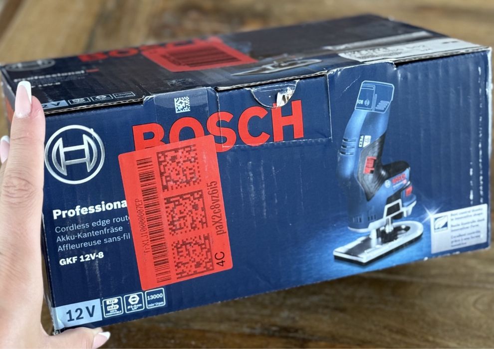 Frezarka krawędziowa BOSCH GKF 12V-8 oryginalna - nowa