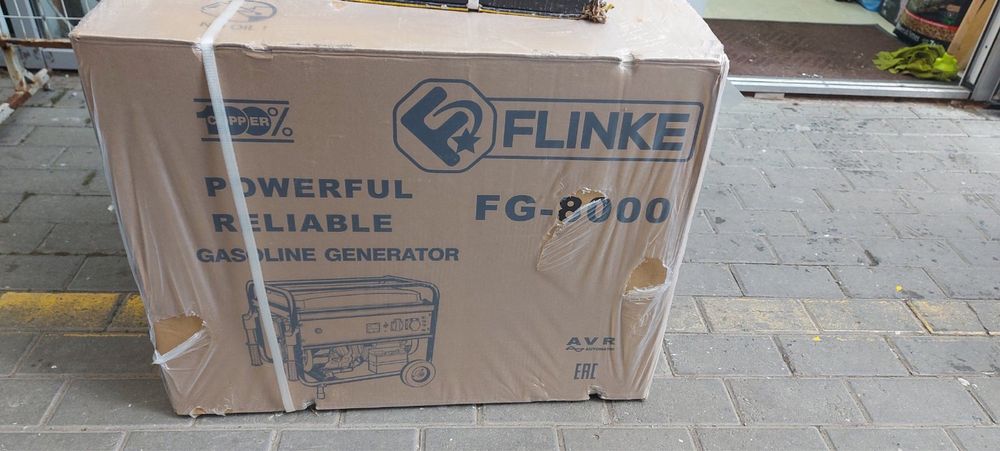 Без предоплат бенз генератор flinke 8квт електро старт мідь