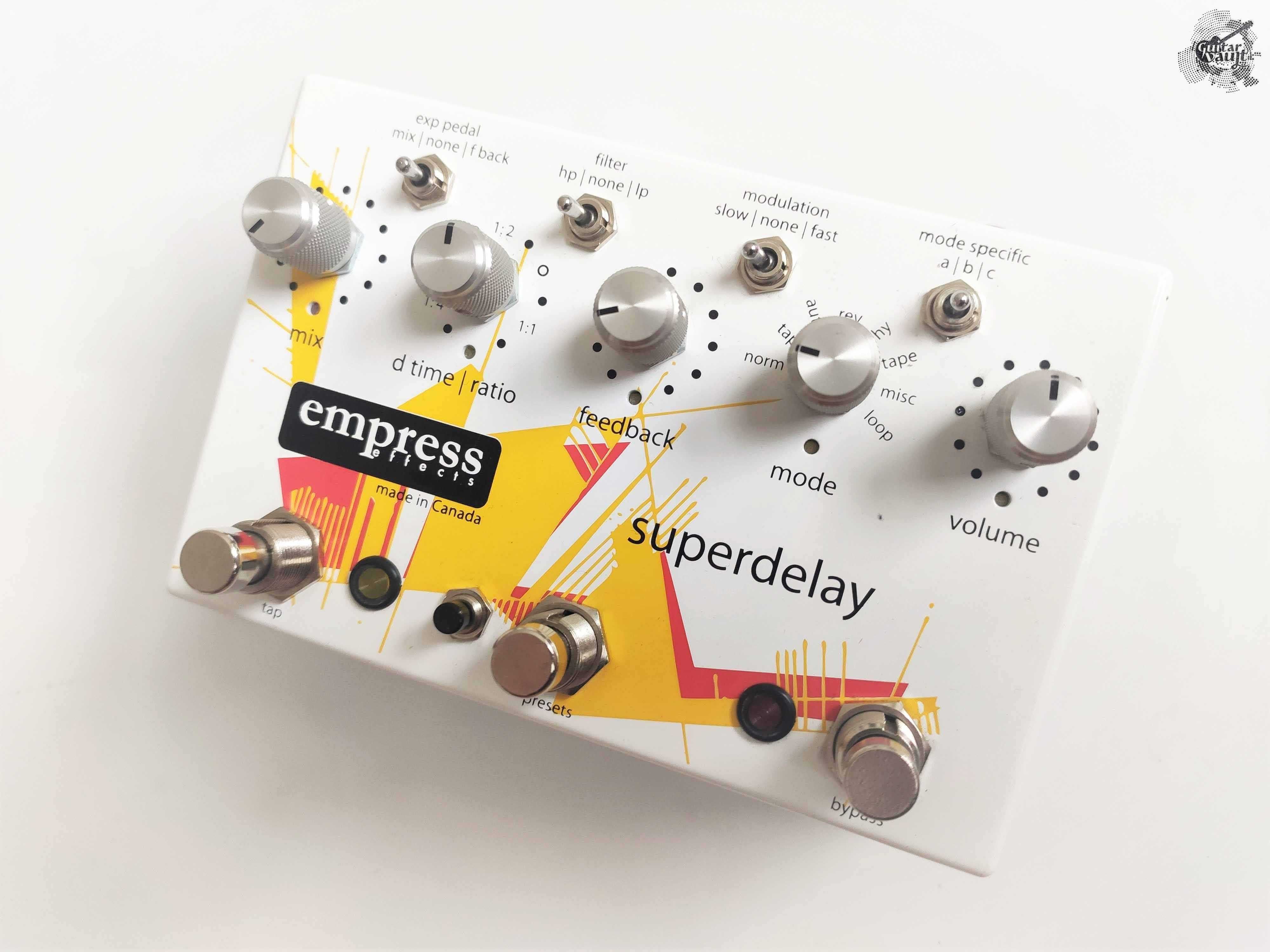 Empress Audio Superdelay цифровий мультіефект ділей