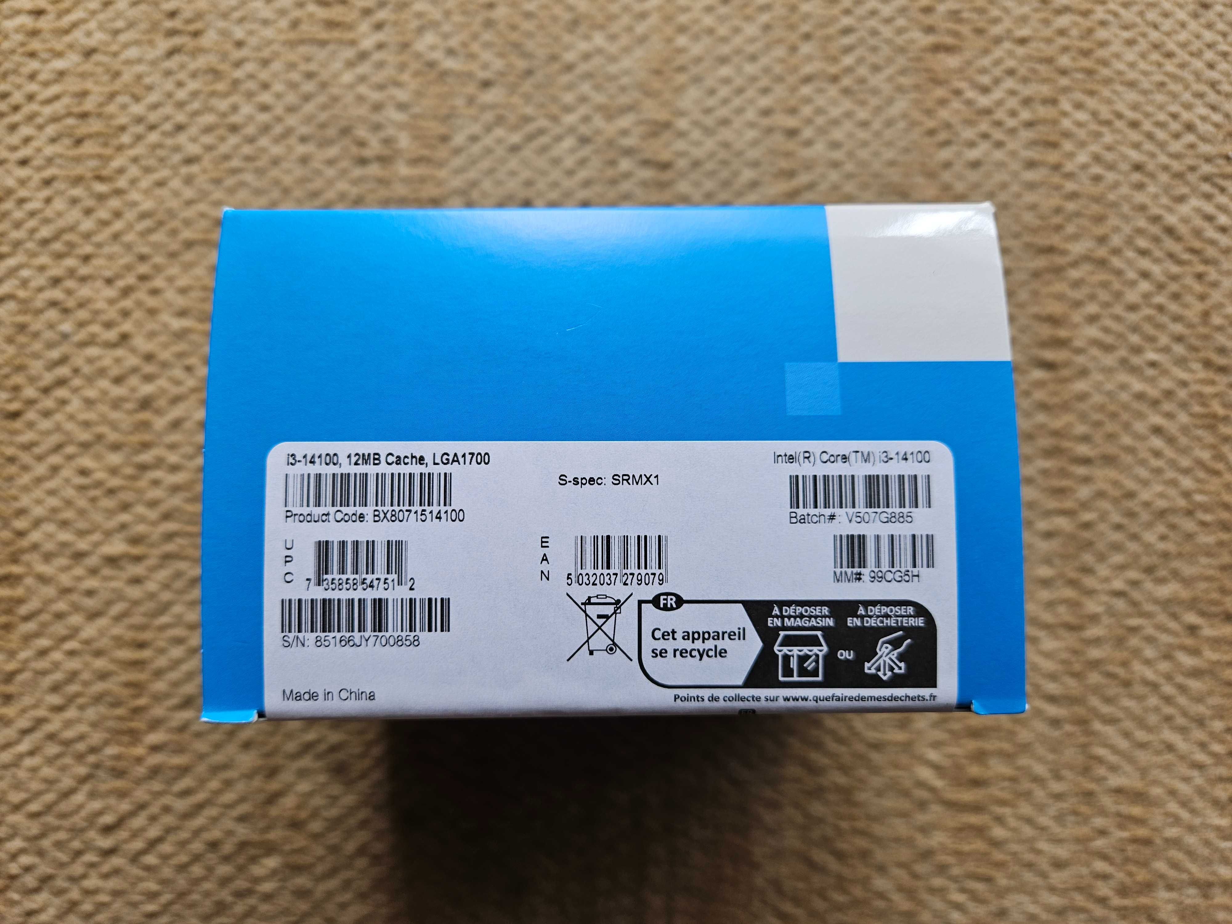 Procesor Intel Core i3-14100 [3.5 GHz/4.7 GHz] [LGA1700 BOX]
