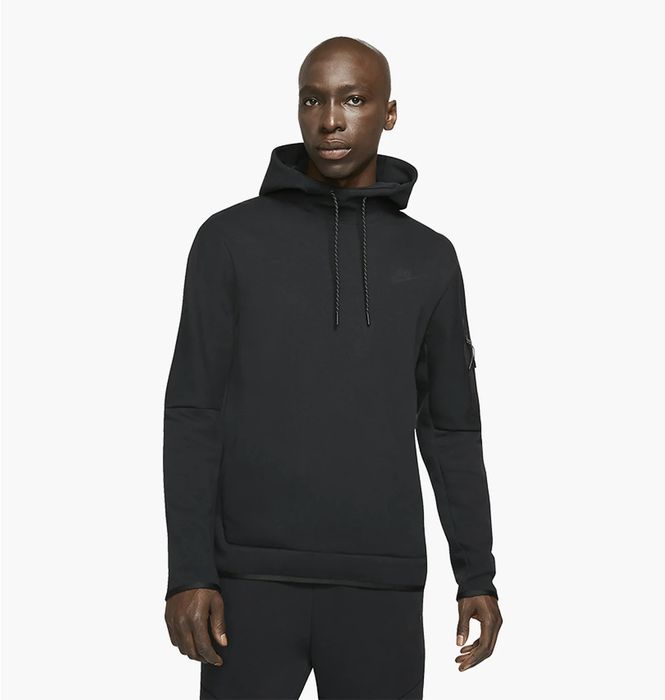 Оригінал! Худі Nike Tech Fleece (чорне) (M) Нове з бірками!